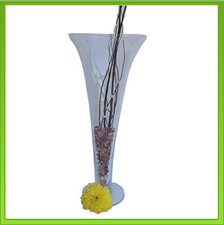50cm Flute Vase