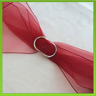 Red Chair Sash (tie back)