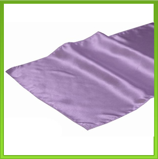 Satin Lilac Table Runner